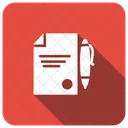 Contract Paper Document Icon