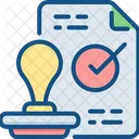 Application Approved Contract Icon