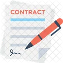Contract Agreement Pen Icon