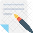 Contract Agreement Pen Icon