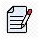 Contract File Document Icon