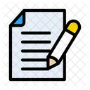 Contract Edit File Icon