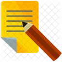 Contract Write Sign Icon