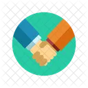 Contract Deal Handshake Icon
