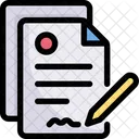 Business Marketing Contract Icon