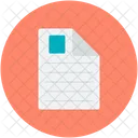 Contract Document Sheet Icon
