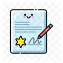 Contract Paper Agreement Icon