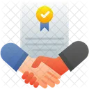 Contract Agreement Agreement Signature Icon