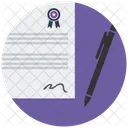 Contract Agreement Sign Icon
