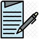 Contract Business Write Icon