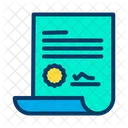 Agreement Document Agreement Papers Icon