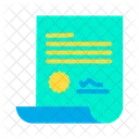 Agreement Document Agreement Papers Icon