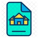 Building Contract Construction Contract Agreement Icon