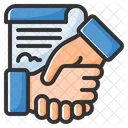 Contract Agreement Partnership Icon