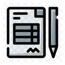 Contract Work Online Icon