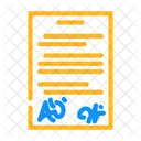 Contract Paper Document Symbol