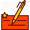 Contract Document Pen Icon