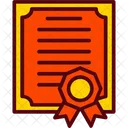 Contract Diploma Education Icon