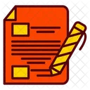 Contract Deed Lease Icon