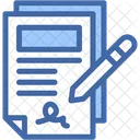 Contract Legal Certificate Icon