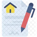 Contract Real Estate House Icon