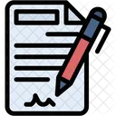 Contract Document Agreement Icon