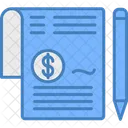 Agreement Document Business Icon