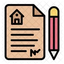 Contract Document House Contract Icon