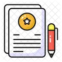 Contract Agreement Certificate Icon