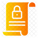 Contract Security Files And Folders Icon