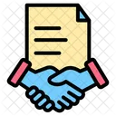 Contract Agreement  Icon