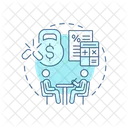 Debt Management Concept Icon