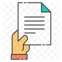 Contract Document Official Document Business Record Icon