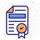 Contract Document Contract File Contract Paper Icon