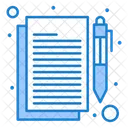 Contract Document  Icon