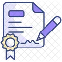 Contract document  Icon