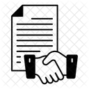 Contract Document  Icon