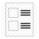 Contract document review  Icon