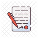 Contract Agreement Deal Icon