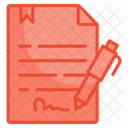 Agreement Document Business Icon