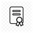 Contract Agreement Document Icon