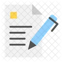 Contract Agreement Document Icon