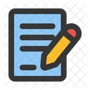 Contract Agreement Document Icon