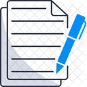 Contract Agreement Document Icon