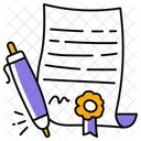 Document Contract Management Icon