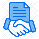 Contract Handshake Agreement Icon