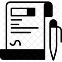 Contract Agreement Legal Document Icon