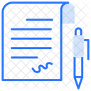 Contract  Icon