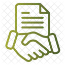 Contract Handshake Agreement Icon