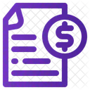 Contract Document Business Icon